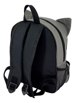 Imagem de Kit Mochila Escolar Infantil Gatinho Com Estojo Triplo Menino Menina Presente Crianças