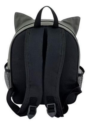 Imagem de Kit Mochila Escolar Infantil Gatinho Com Estojo Triplo Menino Menina Presente Crianças