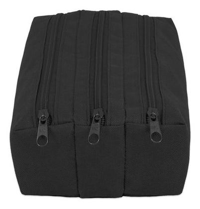 Imagem de Kit Mochila Escolar Infantil Gatinho Com Estojo Triplo Menino Menina Presente Crianças