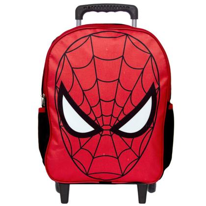 Imagem de Kit Mochila Escolar Infantil Homem Aranha Marvel de Rodinhas