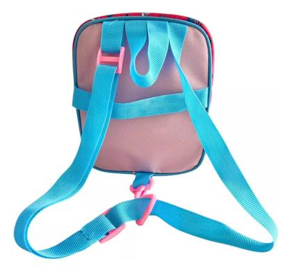 Imagem de Kit Mochila Escolar Infantil Lilo Stitch Glitter Rodinhas G