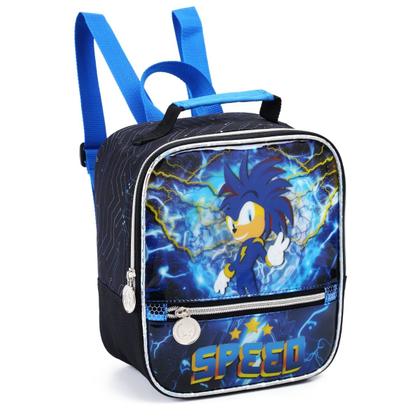 Imagem de Kit Mochila Escolar Infantil Menino Rodinha Lancheira Térmica Estojo Crianças Volta Aulas 2025