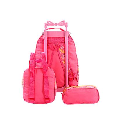 Imagem de Kit Mochila Escolar Infantil Princesinha Sofia Com Rodinha