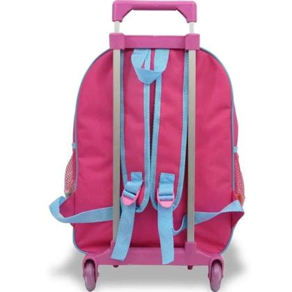 Imagem de Kit Mochila Escolar Infantil Rodinhas G Gatinha Marie