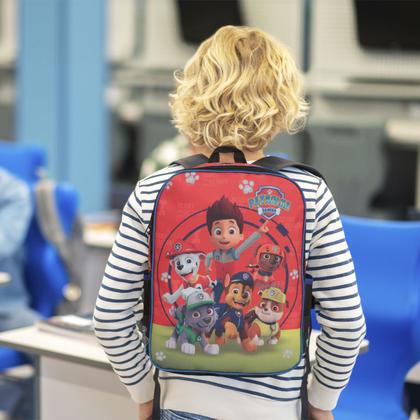 Imagem de Kit Mochila Escolar Masculina Patrulha Canina Desenho Costas