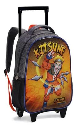 Imagem de Kit mochila escolar masculino kitsune - seanite