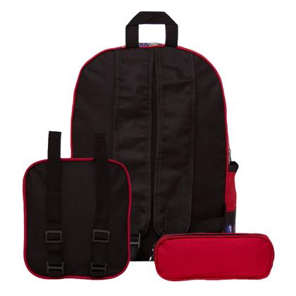 Imagem de Kit Mochila Escolar Menino Grande Vingadores Toys 2U 3 Itens