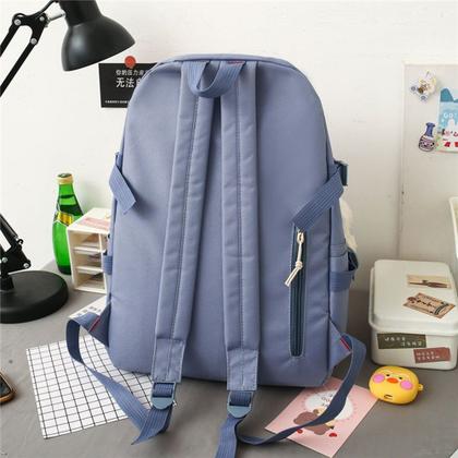 Imagem de Kit Mochila Escolar Passeio Feminina c/ Espaço para Notebook