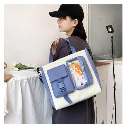 Imagem de Kit Mochila Escolar Passeio Feminina c/ Espaço para Notebook