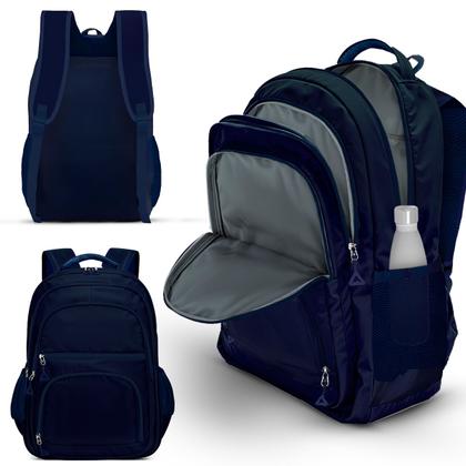 Imagem de Kit Mochila Escolar Passeio Trabalho  Viagens + Fone de Ouvido Via Bluetooth