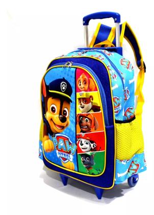 Imagem de Kit Mochila Escolar Patrulha Canina Amigos Paw Rodinhas G