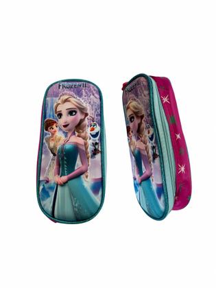 Imagem de Kit Mochila Escolar Rodinha Infantil Menina Feminina Frozen