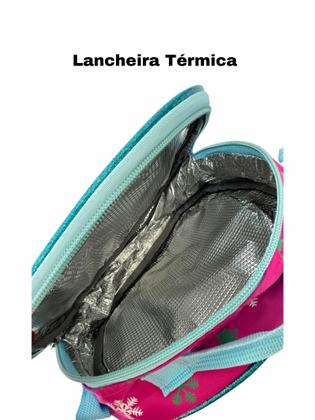 Imagem de Kit Mochila Escolar Rodinha Infantil Menina Feminina Frozen