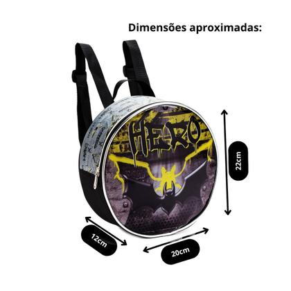 Imagem de Kit Mochila Escolar Rodinhas Infantil Masculino Menino com Lancheira e Estojo Denlex