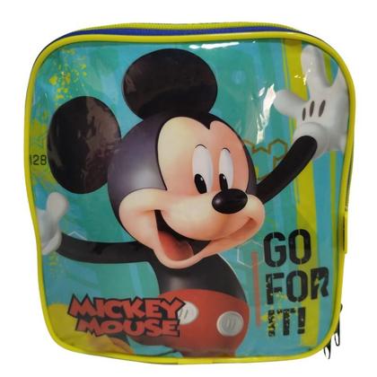Imagem de Kit Mochila Escolar Rodinhas + Lancheira + Estojo Mickey Mouse Xeryus Com Manchas Na Estampa