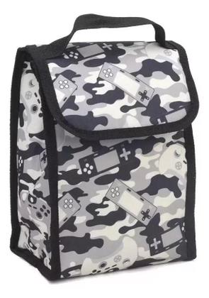Imagem de Kit Mochila Escolar Rodinhas Meninos Game Over Camuflada G