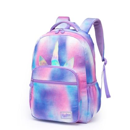 Imagem de Kit Mochila Escolar Unicórnio Bolsa Infantil Menina Estojo e Lancheira Resistente