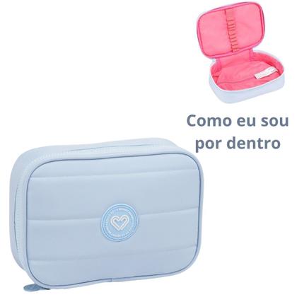 Imagem de Kit Mochila Estojo Feminina Compartimento Notebook ColorUp