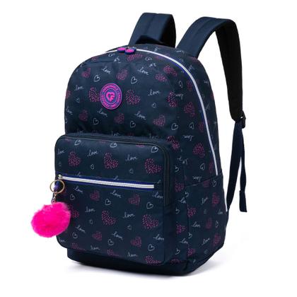 Imagem de Kit Mochila + Estojo Ferrazzi Casual Feminina Detalhes LOVE