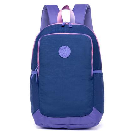 Imagem de Kit Mochila Estojo Infantil Feminino Escolar Espaçoso