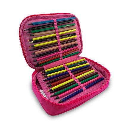 Imagem de Kit Mochila Estojo Lancheira RB Crinkle Meninas Matelassê