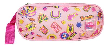Imagem de Kit Mochila Feminina Love Coração Juvenil Infantil Estojo 