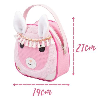 Imagem de Kit Mochila Feminino Masculino Infantil Carrinho Rodinha Com Lancheira