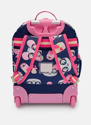 Imagem de Kit Mochila Grande Com Rodinha Panda Miami Puket