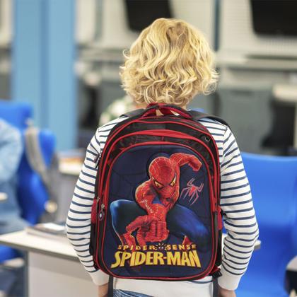 Imagem de Kit Mochila Homem Aranha Costas Com Lancheira Térmica