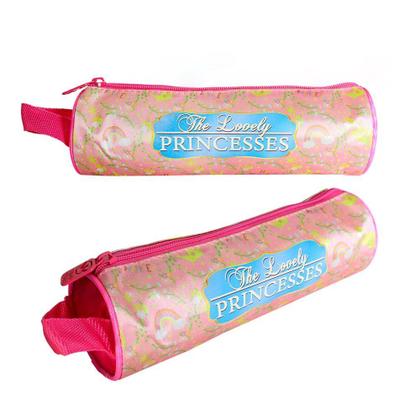 Imagem de Kit Mochila Infantil 15 Litros com Rodinha Tema Princesa Rosa Escolar com 3 Peças Mochila  Estojo  Lancheira