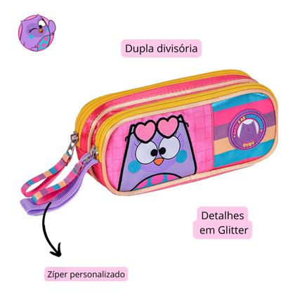Imagem de Kit Mochila Infantil Bubu Youtube Lancheira Estojo Grande