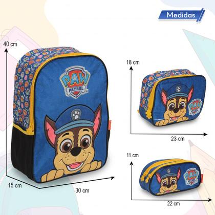 Imagem de Kit Mochila Infantil Com Lancheira Térmica Patrulha Canina