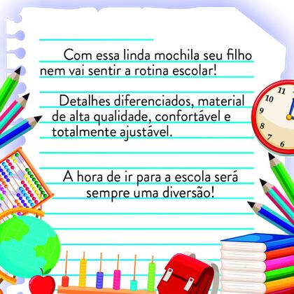 Imagem de Kit Mochila Infantil Com Rodinha Menina Princesas Estojo