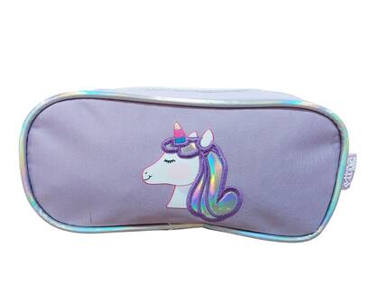 Imagem de Kit Mochila Infantil De Rodinha Lancheira e Estojo Unicórnio Yins YS42184-MC