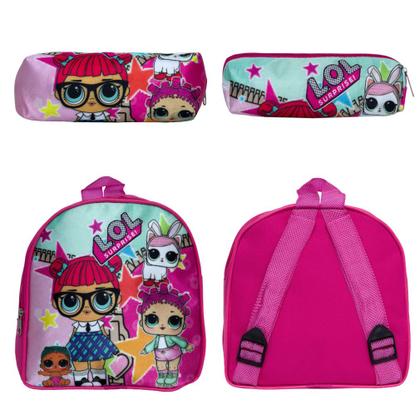 Imagem de Kit Mochila Infantil de Rodinhas LOL Surprise com Lancheira
