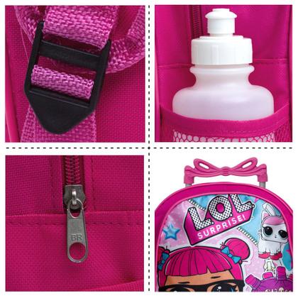 Imagem de Kit Mochila Infantil de Rodinhas LOL Surprise com Lancheira