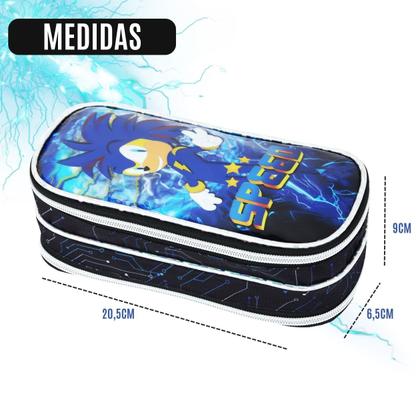 Imagem de Kit Mochila Infantil Escolar Menino Speed Com Rodinhas 3 peças