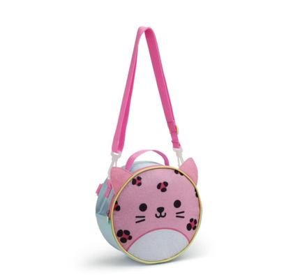 Imagem de Kit Mochila Infantil Feminina Escolar Juvenil Baleia Com Lancheira Removível