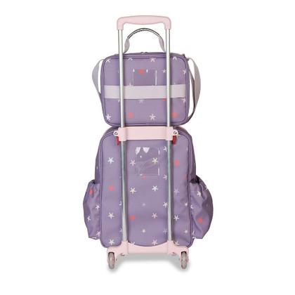 Imagem de Kit Mochila Infantil Kids com Rodinhas + Lancheira Térmica Infantil Masterbag Baby