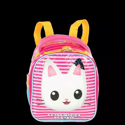 Imagem de Kit Mochila Infantil Meninas A Casa Da Gabby Rodinhas Grande