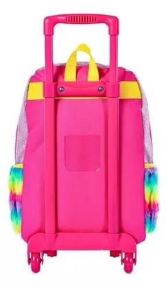 Imagem de Kit Mochila Infantil Meninas A Casa Da Gabby Rodinhas Grande