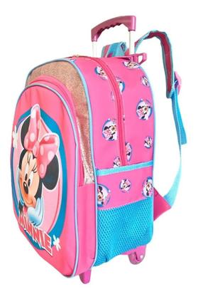 Imagem de Kit Mochila Infantil Minnie Mouse Lisa G Rodinhas Menina F5