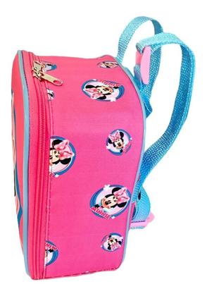 Imagem de Kit Mochila Infantil Minnie Mouse Lisa G Rodinhas Menina F5