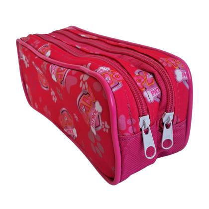 Imagem de Kit Mochila Infantil Patrulha Canina Feminina Rodinhas