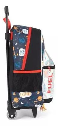 Imagem de Kit Mochila Infantil Patrulheiro Foguete Espacial Rodinha G