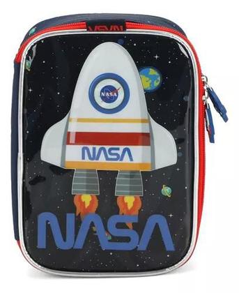 Imagem de Kit Mochila Infantil Patrulheiro Foguete Espacial Rodinha G
