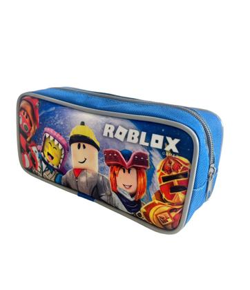 Imagem de Kit Mochila Infantil Roblox Games Grande Rodinhas Meninos F5