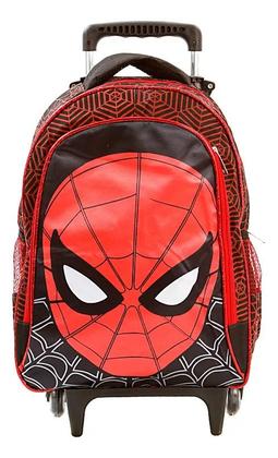 Imagem de Kit Mochila Infantil Rodinha Homem Aranha Spider Man