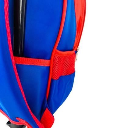 Imagem de Kit Mochila Infantil Rodinhas Meninos Bolsa Escolar