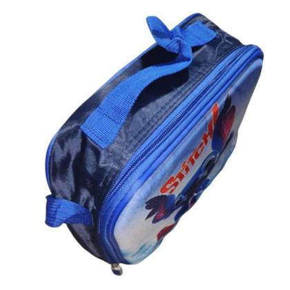 Imagem de Kit Mochila Infantil Rodinhas Stitch+ lancheira + estojo BM009